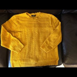 JCrew pointelle crew neck sweater
